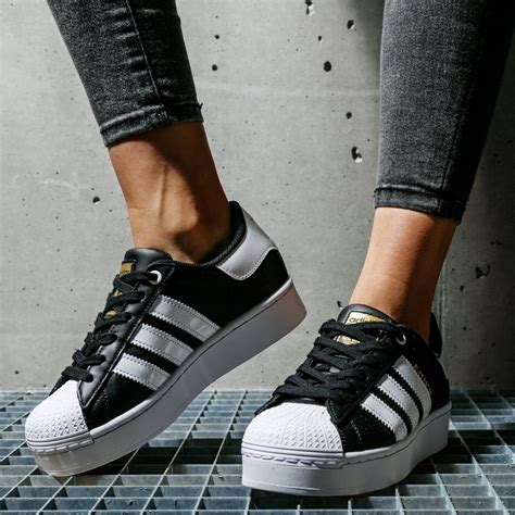 adidas superstar damen schuhe schwarz|adidas superstar women's.